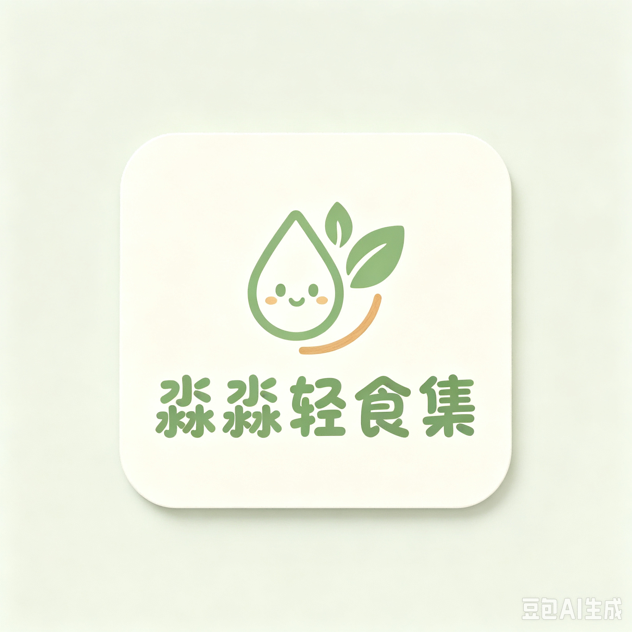 淼淼轻食集 Logo